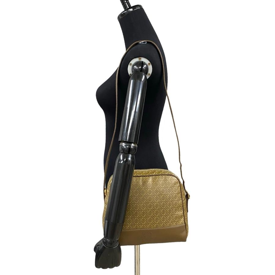 極 美品 希少品 箱付き LOEWE ロエベ ヴィンテージ アナグラム ロゴ 総 