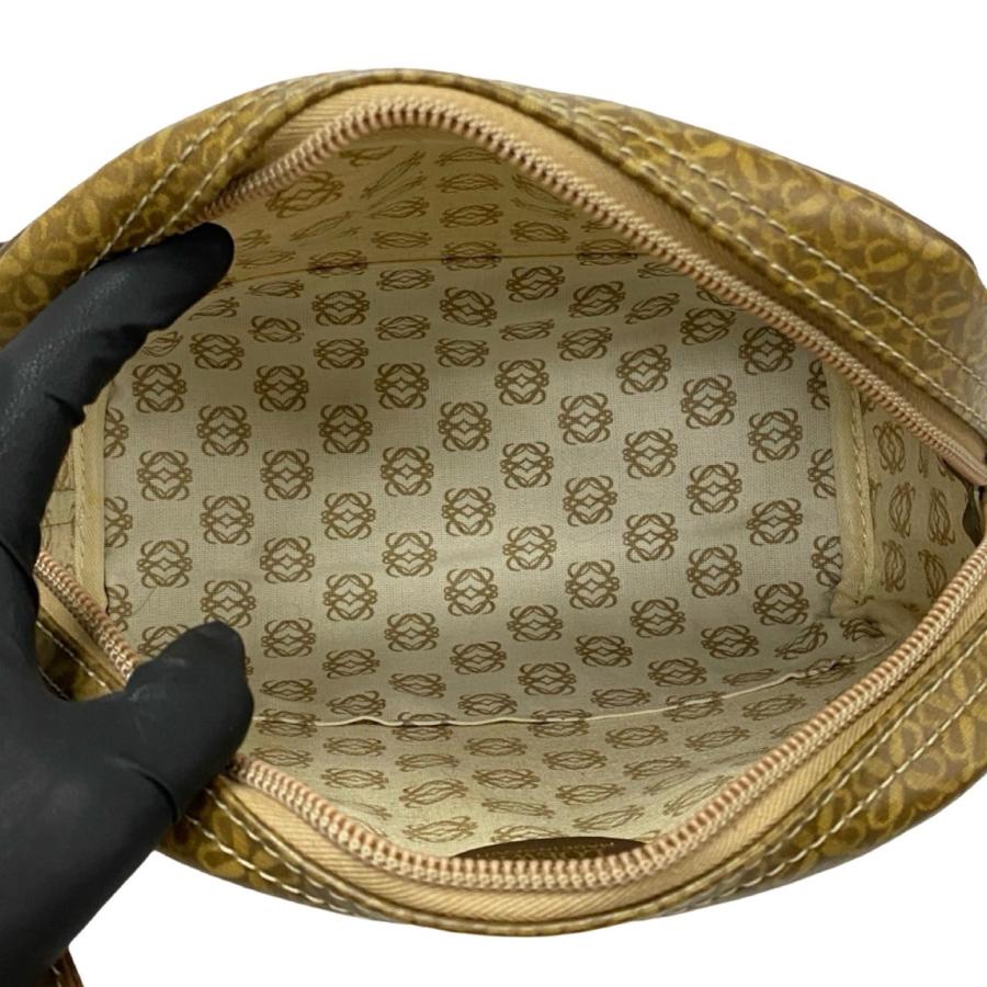 極 美品 希少品 箱付き LOEWE ロエベ ヴィンテージ アナグラム ロゴ 総 
