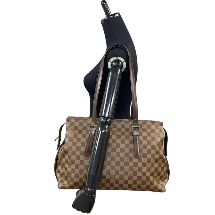 LOUIS VUITTON 極 美品 希少品 鍵付き ルイヴィトン チェルシー ダミエ 