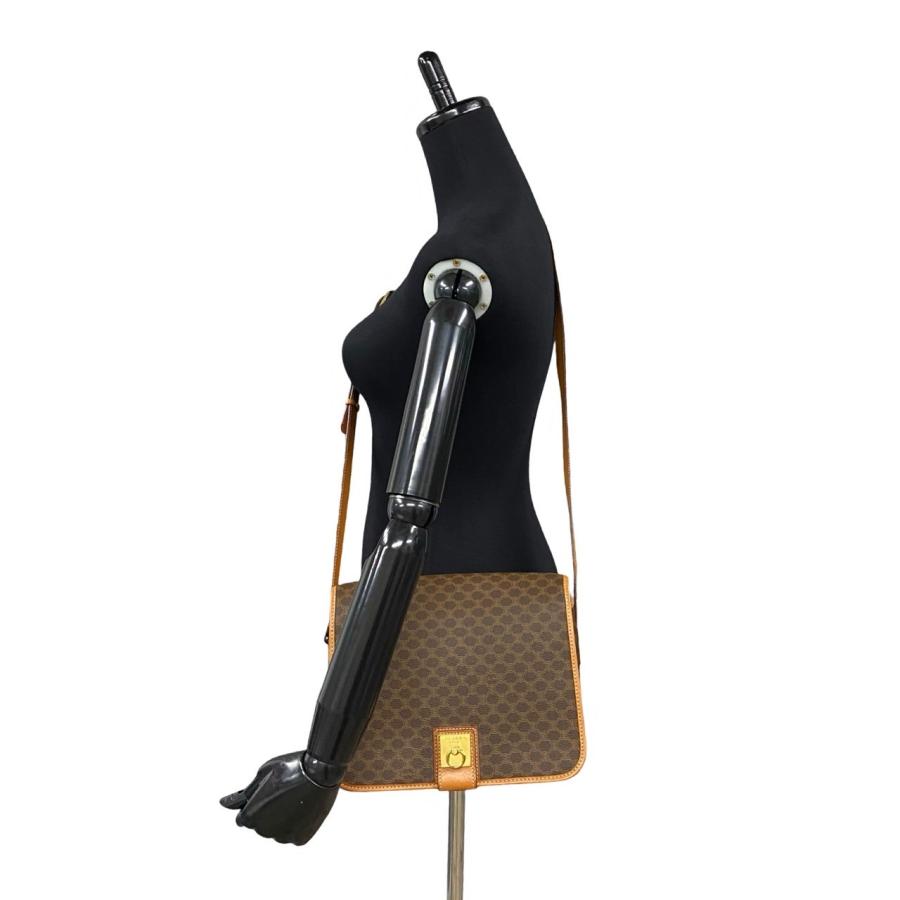 CELINE 極 美品 セリーヌ マカダム ブラゾン トリオンフ 柄 ロゴ