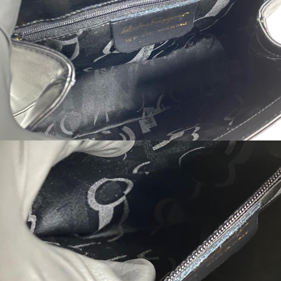 極 美品 Salvatore Ferragamo サルヴァトーレフェラガモ ロゴ 金具