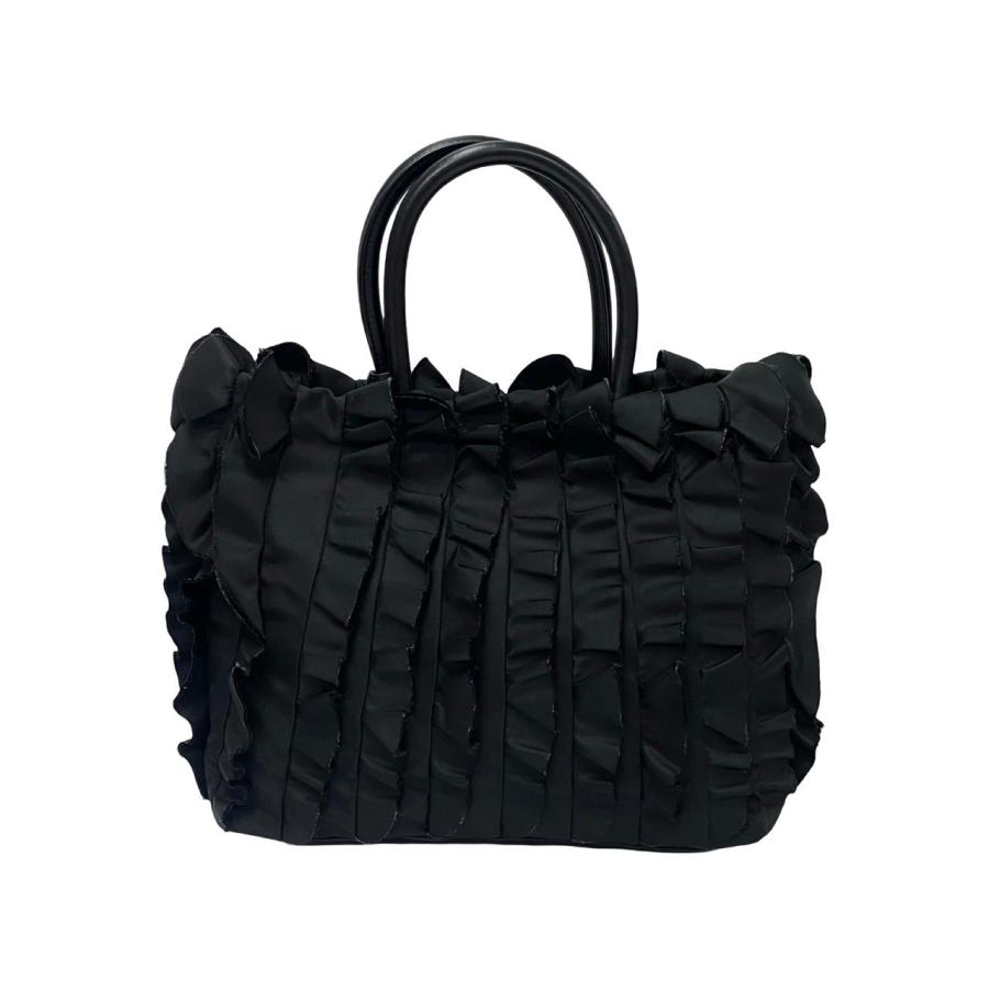 PRADA ほぼ未使用 希少品 カード付 プラダ フリル ロゴ 金具 PRADA ほぼ未使用 希少品 カード付 プラダ フリル ロゴ 金具