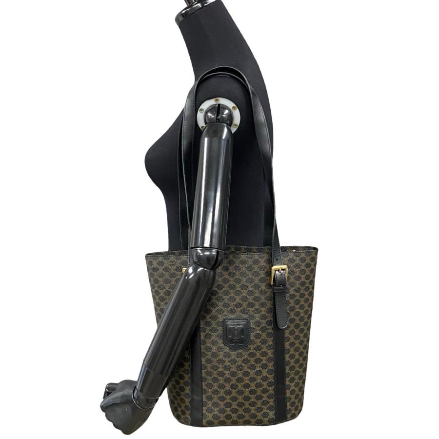 美品　CELINE セリーヌ　パリマカダム　ハンドバッグ　トリオンフ　レザー CELINE（セリーヌ） 極 美品 マカダム ブラゾン トリオンフ 柄 レザー