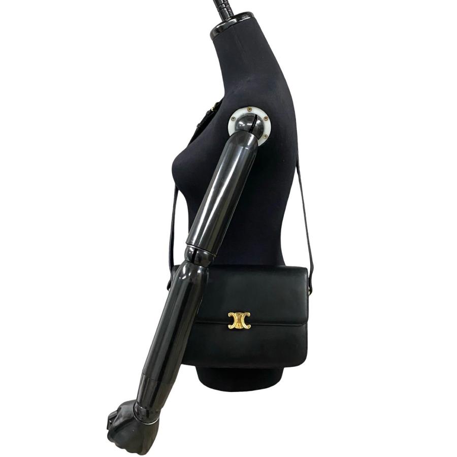 CELINE 極 美品 セリーヌ ヴィンテージ トリオンフ ロゴ 金具 CELINE 極 美品 セリーヌ ヴィンテージ トリオンフ ロゴ 金具