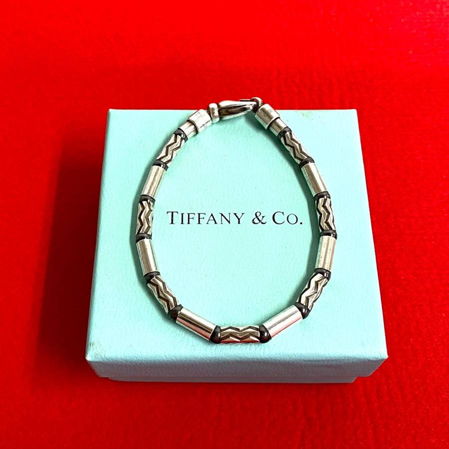 ティファニー　ジグザグバングル　シルバー TIFFANY&Co.（ティファニー） 極 美品 ジグザグ アズテック シルバー