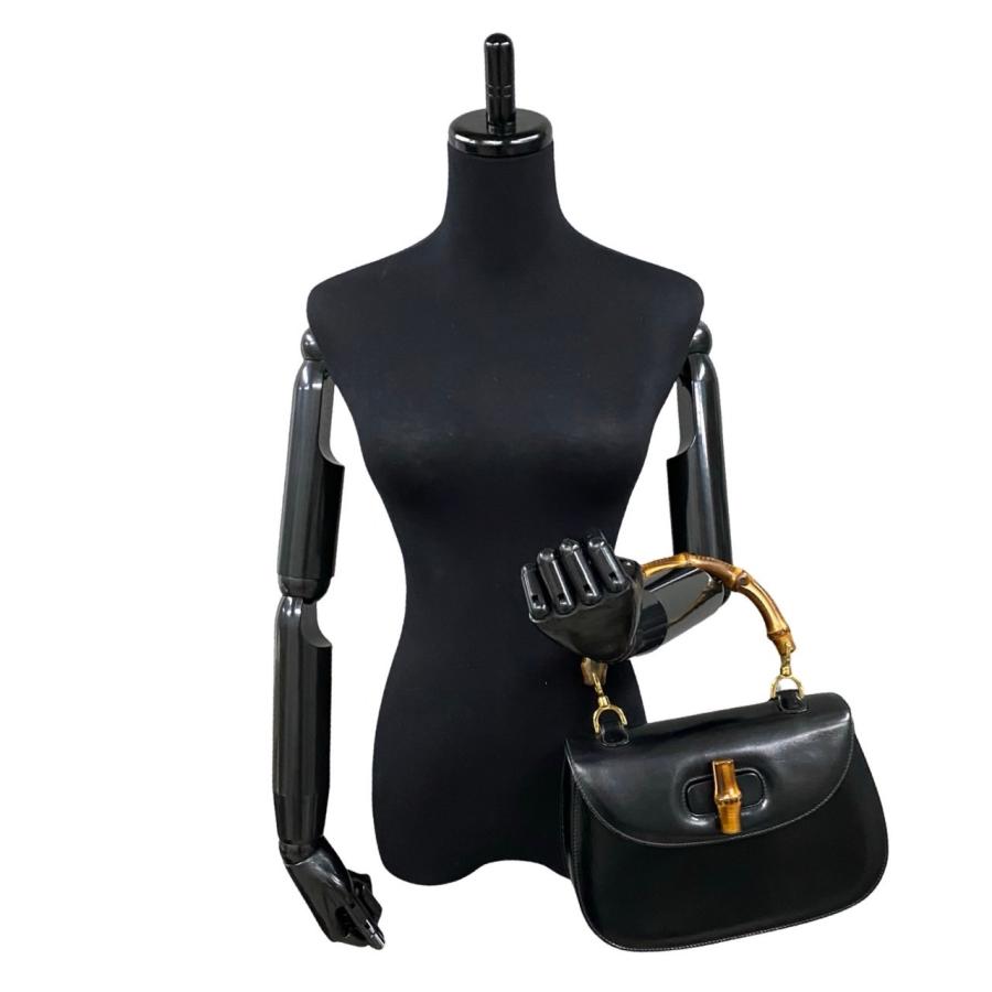 GUCCI 極 美品 オールドグッチ ヴィンテージ バンブー ターンロック  