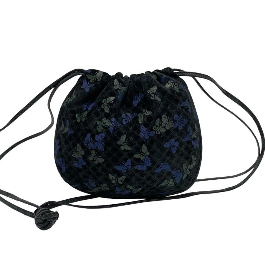 極 美品 BOTTEGA VENETA ボッテガヴェネタ バタフライ柄 レザー 