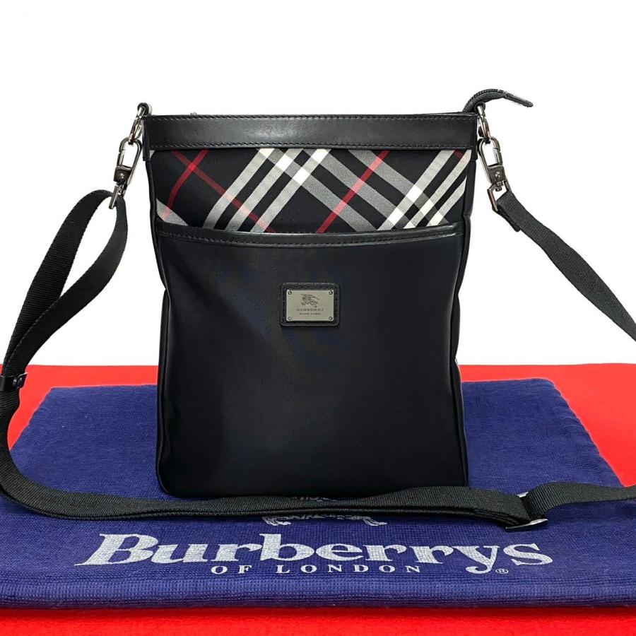 BURBERRY バーバリー ショルダーバッグ ノバチェック プレート