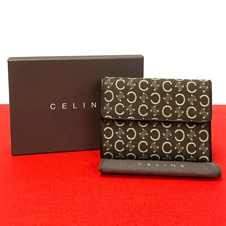 CELINE 未使用保管品 箱 袋付 セリーヌ ヴィンテージ C マカダム 柄  