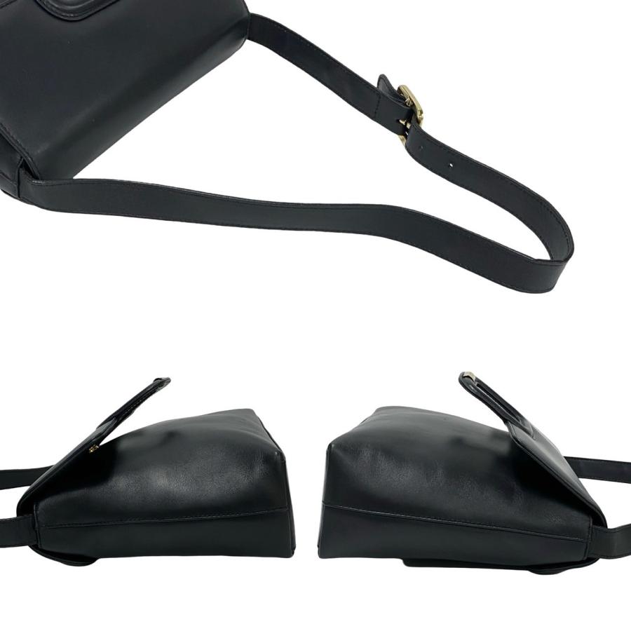 GUCCI 極 美品 グッチ オールドグッチ ヴィンテージ ロゴ 金具 レザー 
