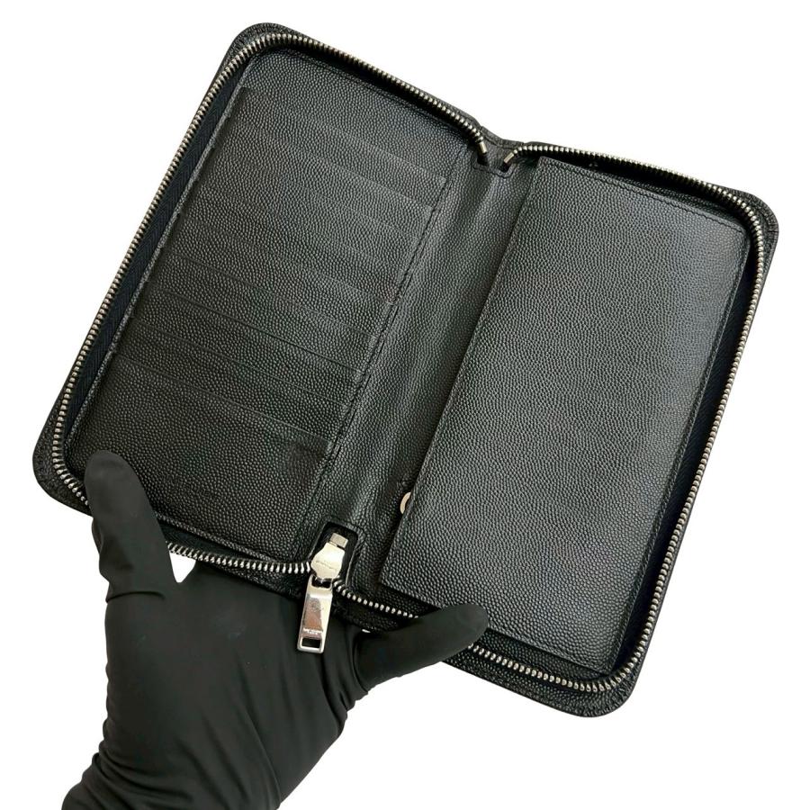 極 美品 希少品 SAINT LAURENT PARIS サンローランパリ ロゴ レザー 本