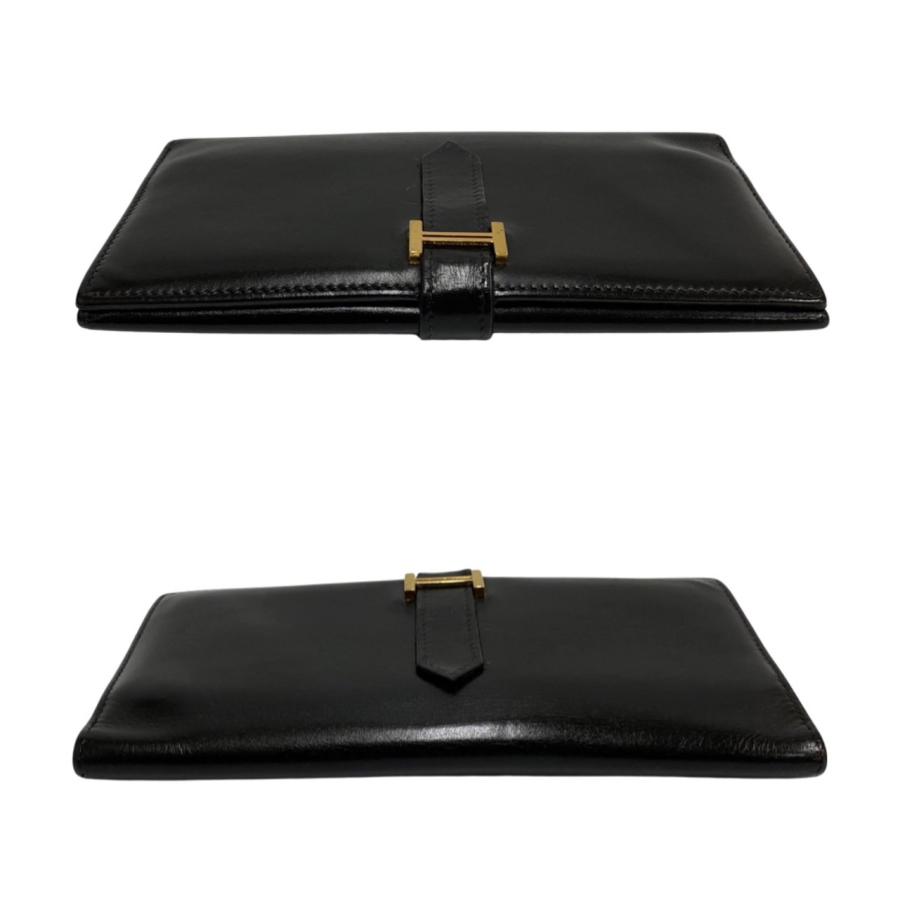 HERMES（エルメス） 極 美品 保存袋付 ベアン ロゴ 金具 ボックス