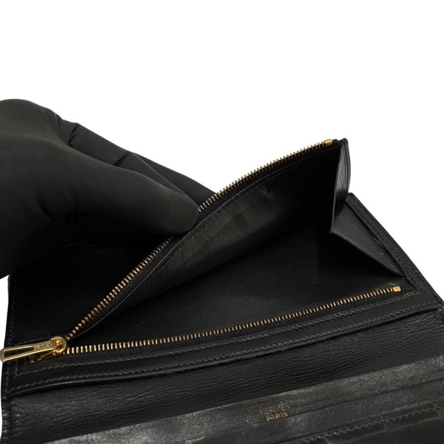 HERMES（エルメス） 極 美品 保存袋付 ベアン ロゴ 金具 ボックス