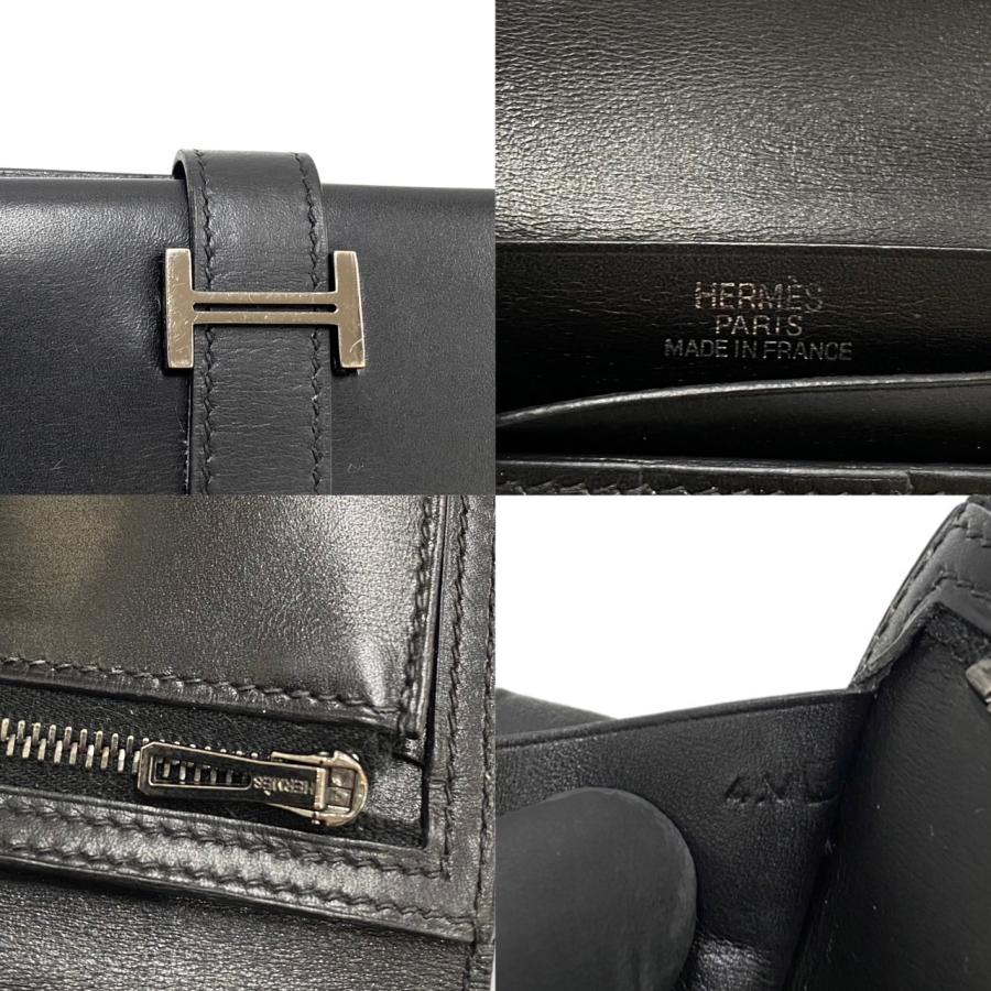 HERMES 極 美品 □H 刻印 エルメス ベアン ロゴ 金具 ボックス HERMES 極 美品 □H 刻印 エルメス ベアン ロゴ 金具 ボックス