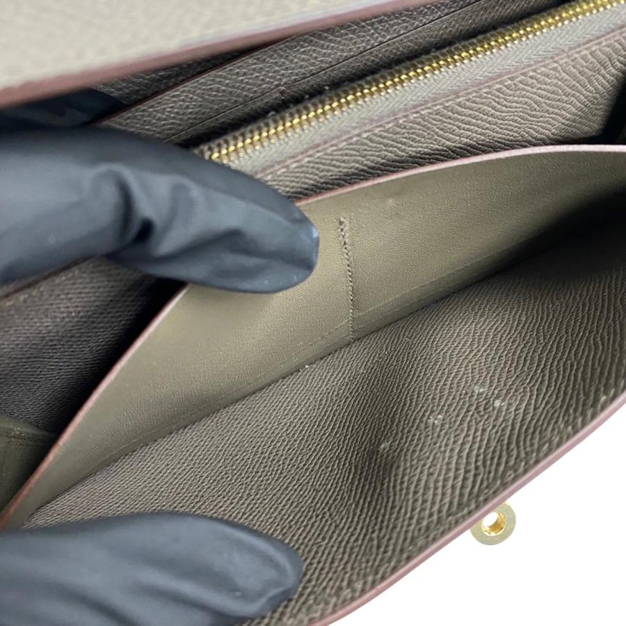 新品に近い状態　エルメス　エプソン　ケリーウォレット　エトゥープ　長財布　C刻印 HERMES 極 美品 希少品 C 刻印 エルメス ケリーウォレット