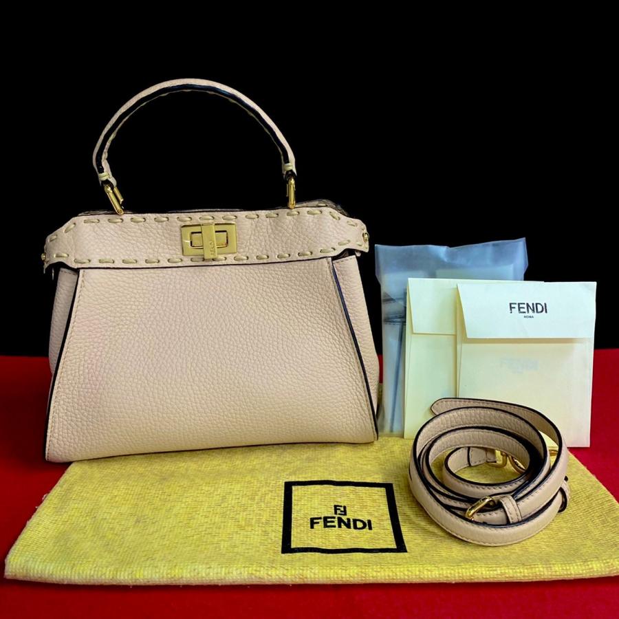 専用♡フェンディ セレリア 廃盤 FENDI フェンディ セレリア ショルダーバッグ レザー ブラウン ユニ