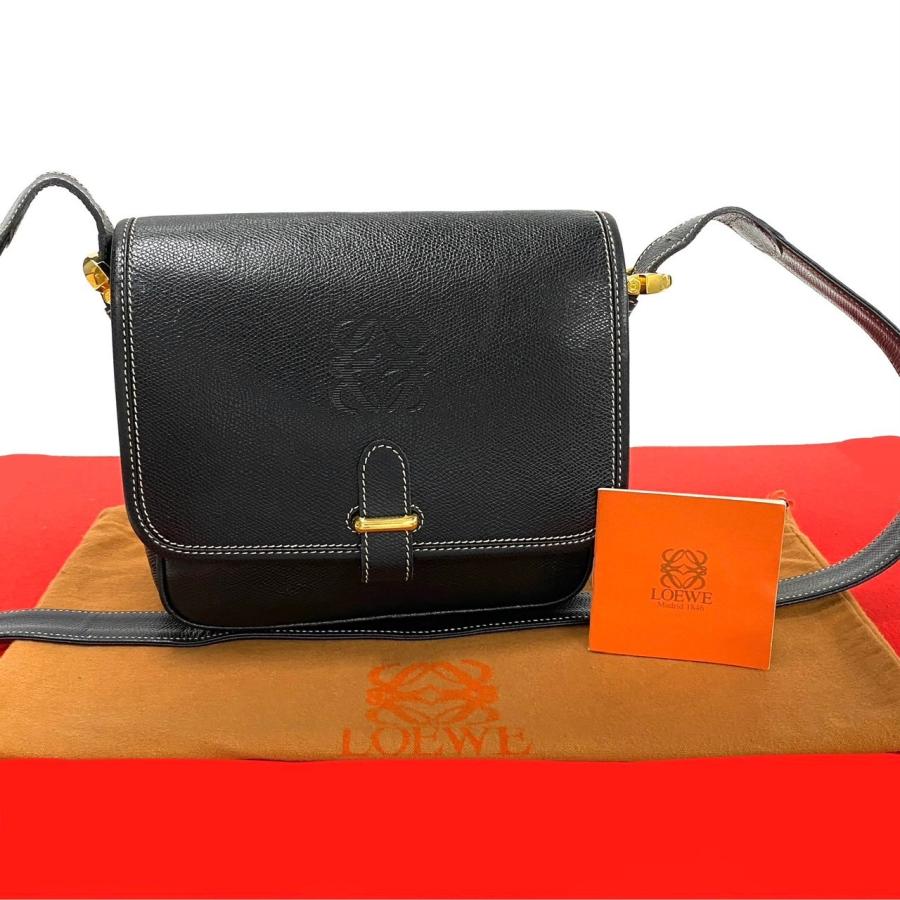 LOEWE（ロエベ） 極 美品 希少品 ヴィンテージ アナグラム ロゴ 刻印