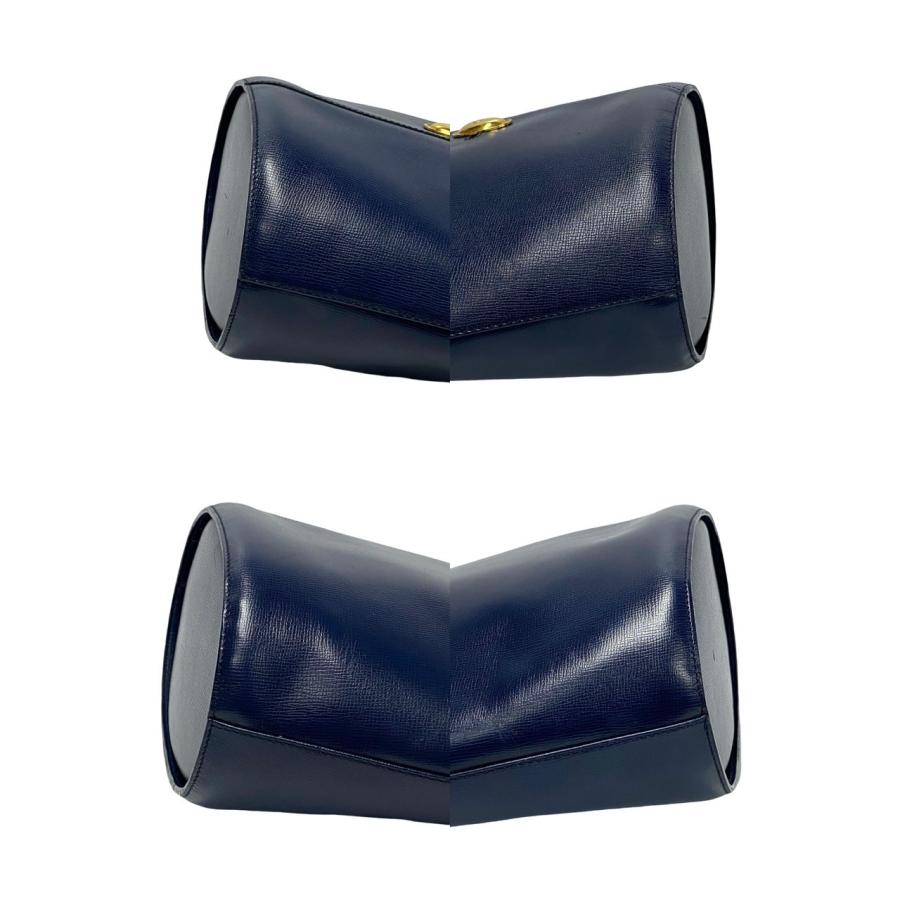 クリスチャンディオール バッグ ヴィンテージ 極 美品 Christian Dior ディオール ヴィンテージ CD ロゴ 金具 レザー