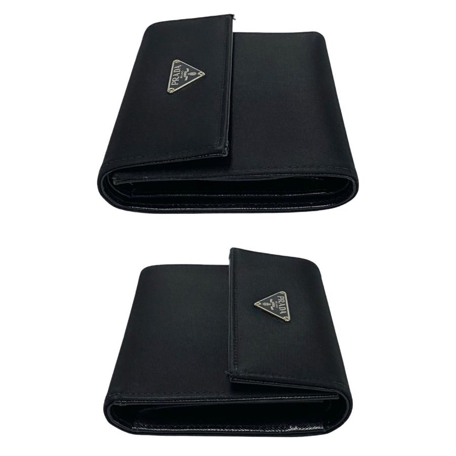 PRADA 極 美品 箱付 プラダ 三角ロゴ 金具 ナイロン レザー 本革 PRADA 極 美品 箱付 プラダ 三角ロゴ 金具 ナイロン レザー 本革