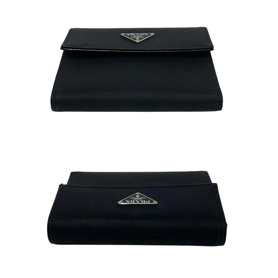 PRADA 極 美品 箱付 プラダ 三角ロゴ 金具 ナイロン レザー 本革 PRADA 極 美品 箱付 プラダ 三角ロゴ 金具 ナイロン レザー 本革
