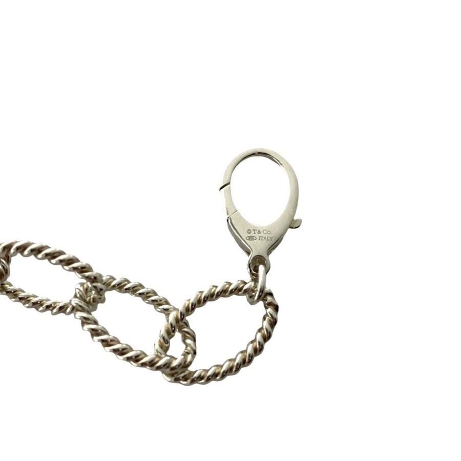 極美品★ティファニー ペンダント ツイストロープ スクリュー チェーンシルバー TIFFANY&Co. 極 美品 袋付 ティファニー ヴィンテージ ツイスト