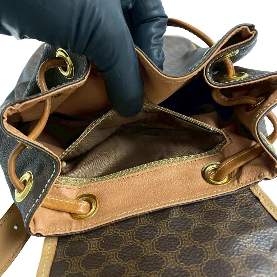 CELINE（セリーヌ） 極 美品 マカダム ブラゾン トリオンフ 柄 ロゴ