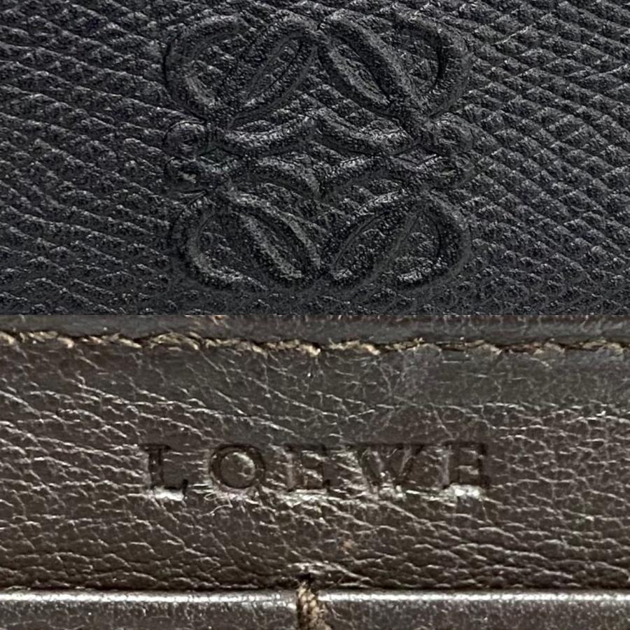 LOEWE ほぼ未使用 希少品 箱付き ロエベ アナグラム ロゴ レザー LOEWE ほぼ未使用 希少品 箱付き ロエベ アナグラム ロゴ レザー
