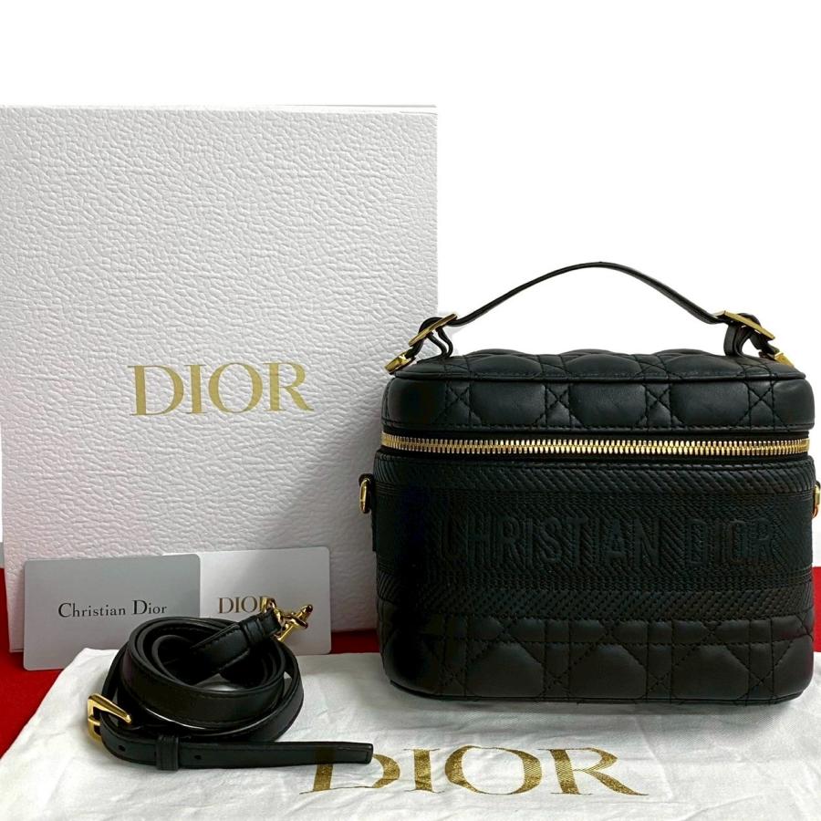 Christian Dior ディオール カナージュ 2WAY ミニ バニティ