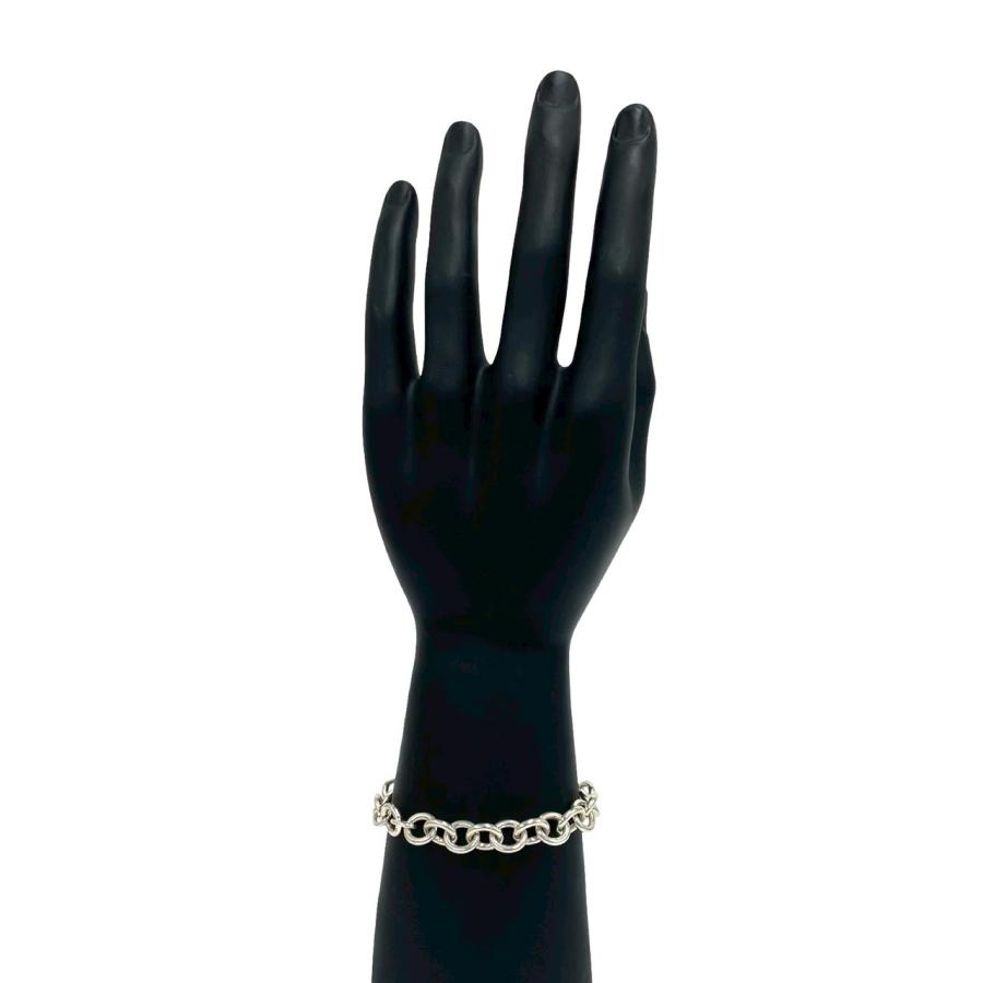 極 美品 TIFFANY&Co. ティファニー ドーナツリンク シルバー925 チェーン ブレスレット アクセサリー シルバー 92356_2