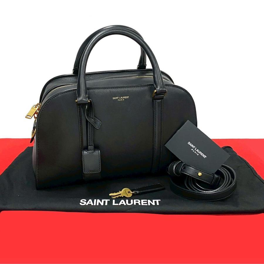 サンローランパリ Yves Saint Laurent 極 美品 袋付 SAINT LAURENT PARIS サンローラン