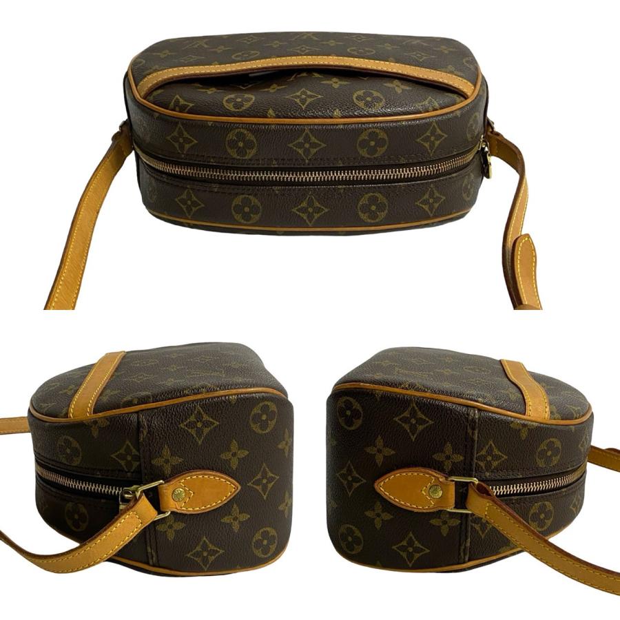極 美品 LOUIS VUITTON ルイヴィトン ブロワ モノグラム レザー ミニ ショルダーバッグ ポシェット サコッシュ ブラウン 茶 08661 LOUIS VUITTON（ルイ・ヴィトン） 極 美品 ブロワ モノグラム レザー