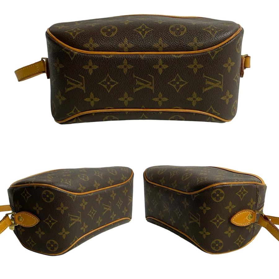 極 美品 LOUIS VUITTON ルイヴィトン ブロワ モノグラム レザー ミニ ショルダーバッグ ポシェット サコッシュ ブラウン 茶 08661 LOUIS VUITTON（ルイ・ヴィトン） 極 美品 ブロワ モノグラム レザー
