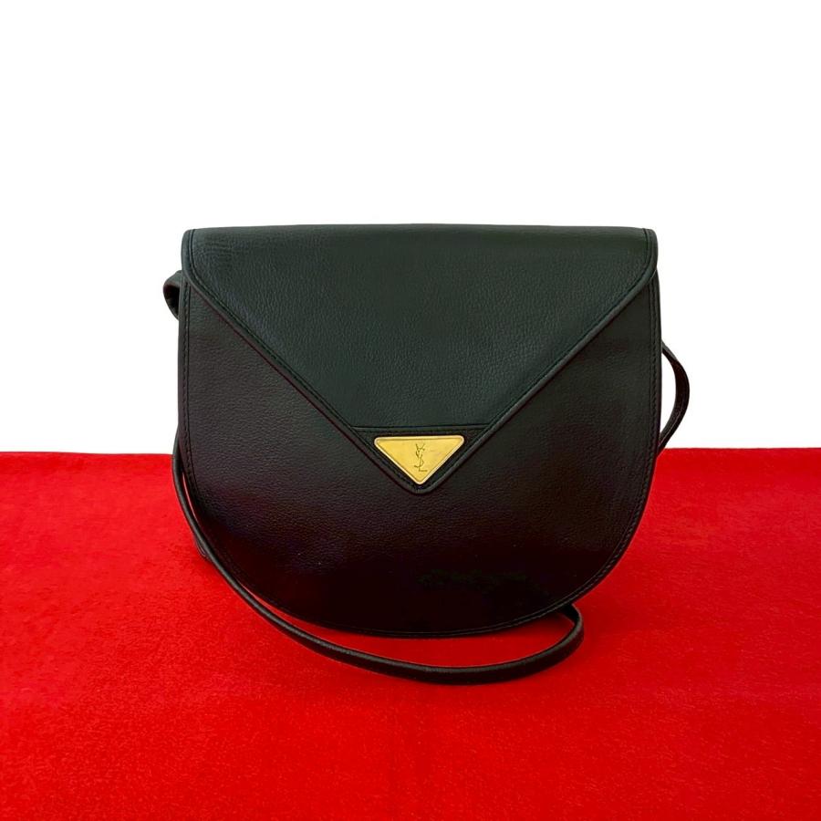極美品】イヴサンローラン ショルダーバッグ YSL 金具 レザー キャンバス