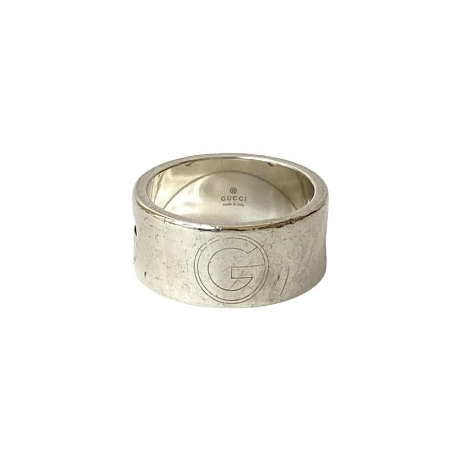 GUCCI（グッチ） 極 美品 希少品 G ロゴ カットアウト リング シルバー