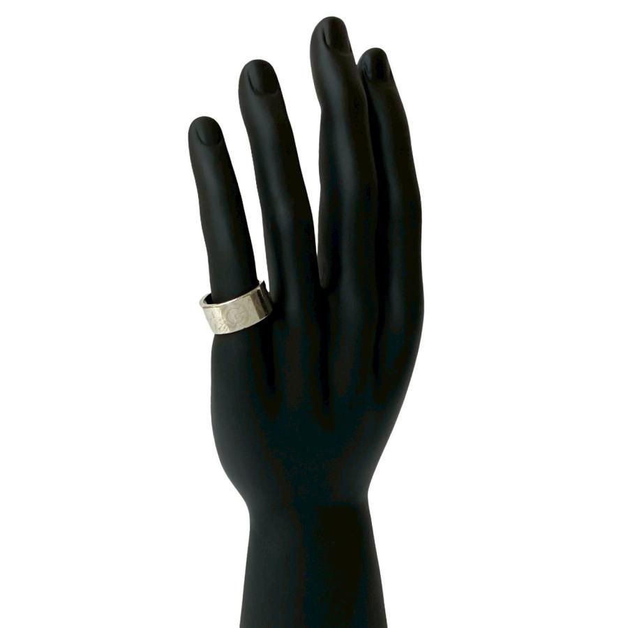 GUCCI（グッチ） 極 美品 希少品 G ロゴ カットアウト リング シルバー