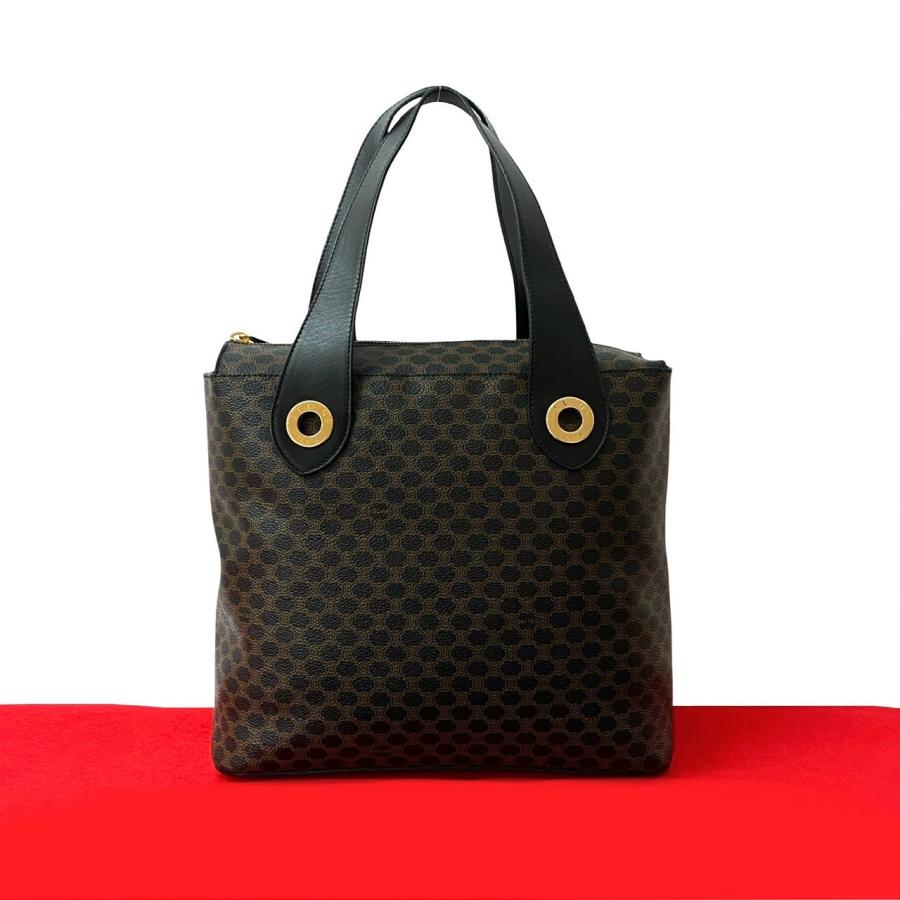 CELINE ほぼ未使用 セリーヌ ヴィンテージ マカダム 柄 サークル ロゴ