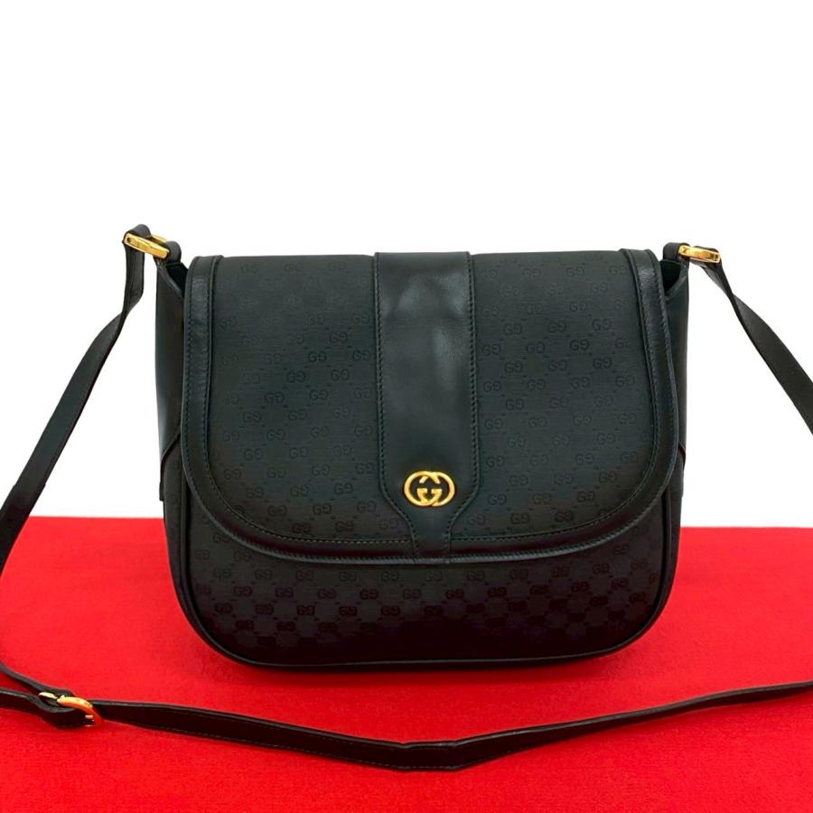 I07）GUCCIショルダーバッグ マイクロgg オールドグッチ グッチ GUCCI オールドグッチ ヴィンテージ マイクロGG PVC