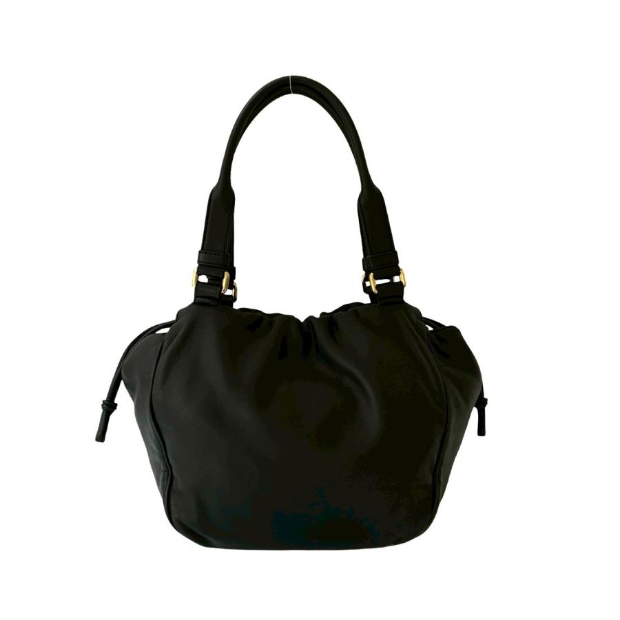 極 美品 袋付 LOEWE ロエベ アナグラム ロゴ エンボス ナッパ レザー 