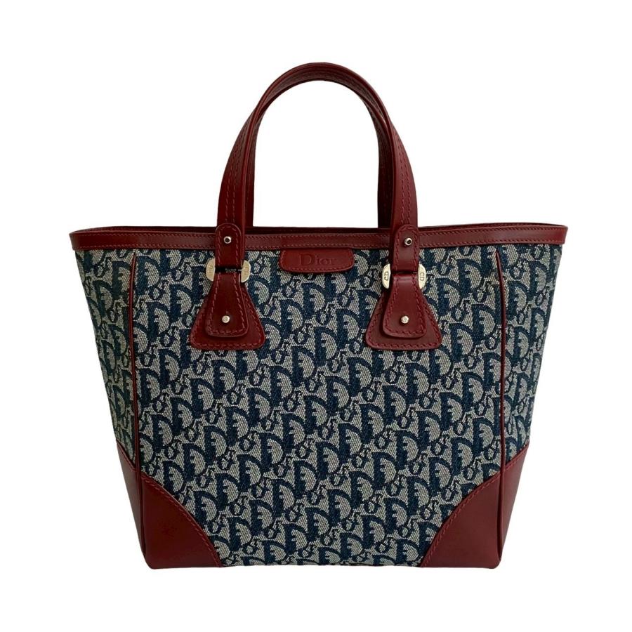 極 美品 Christian Dior ディオール トロッター 柄 キャンバス