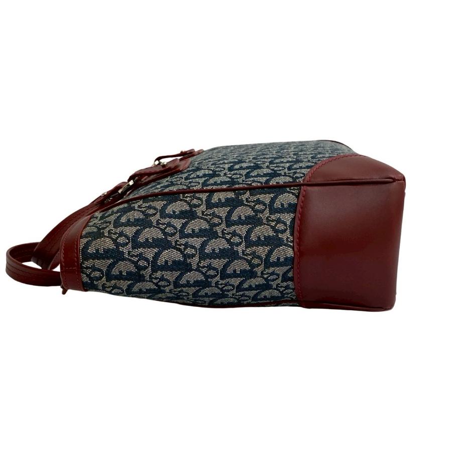 極 美品 Christian Dior ディオール トロッター 柄 キャンバス レザー  