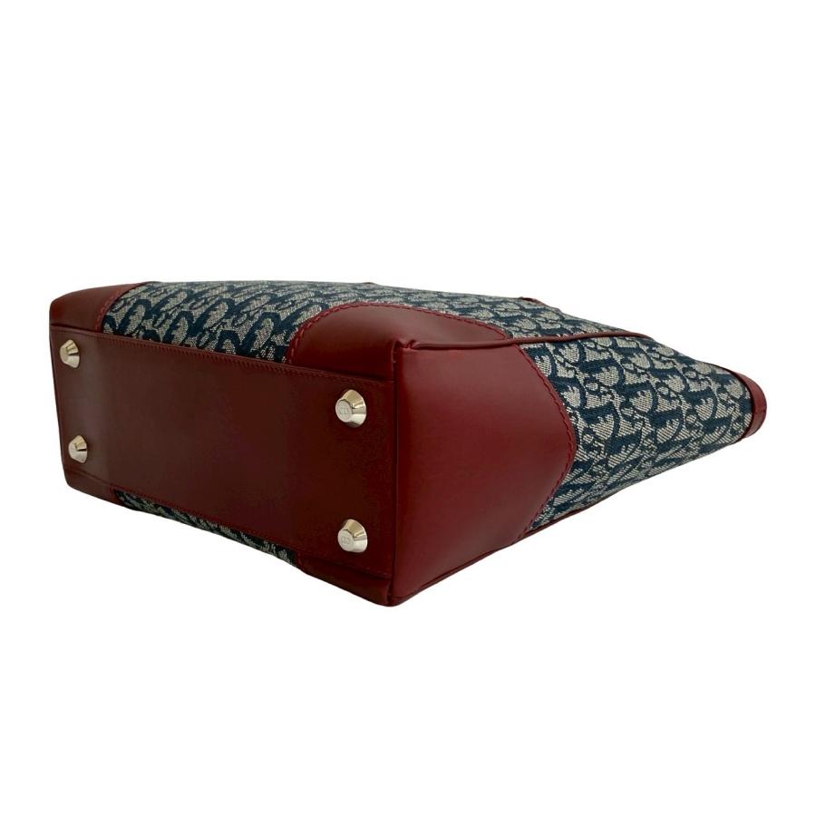 極 美品 Christian Dior ディオール トロッター 柄 キャンバス レザー  