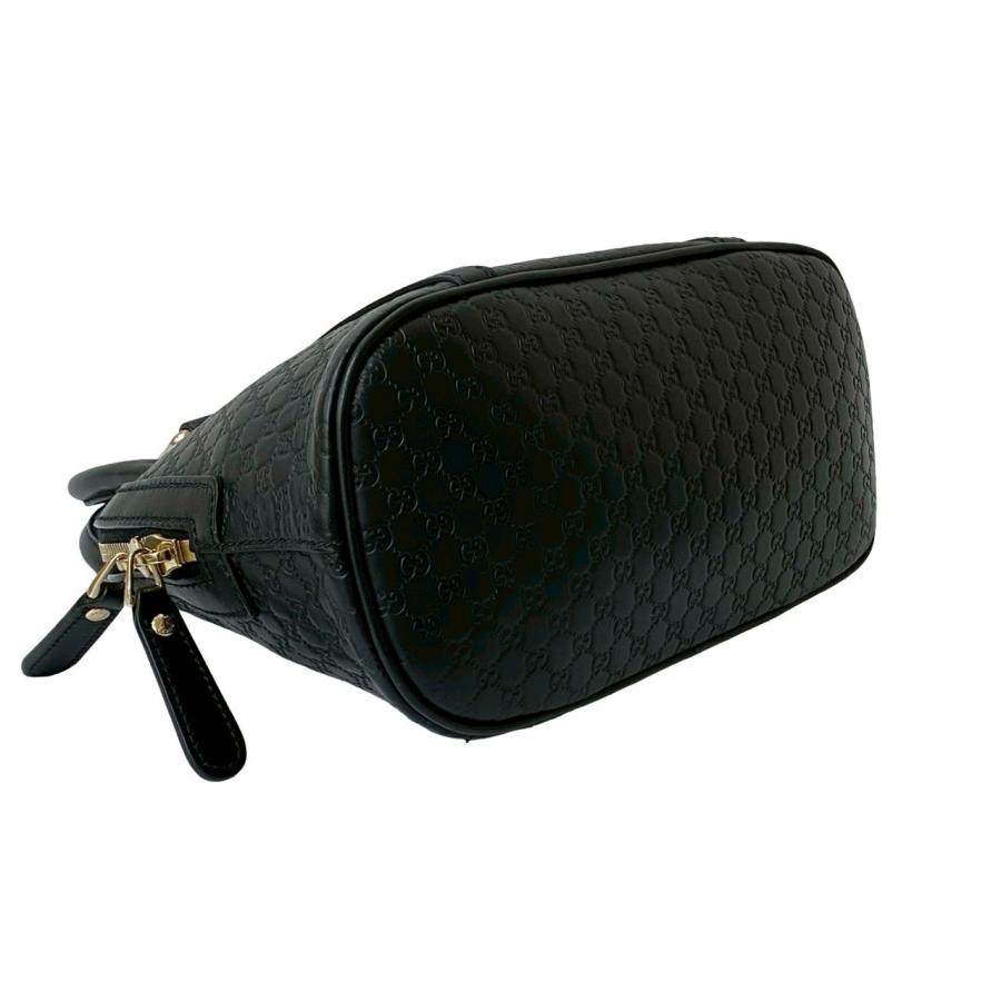 GUCCI 未使用保管品 グッチ マイクロ GG シマ レザー 本革 2way  