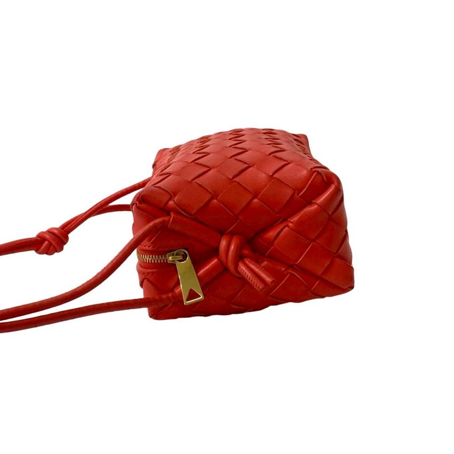 極 美品 袋付き BOTTEGA VENETA ボッテガヴェネタ ミニループ イントレ