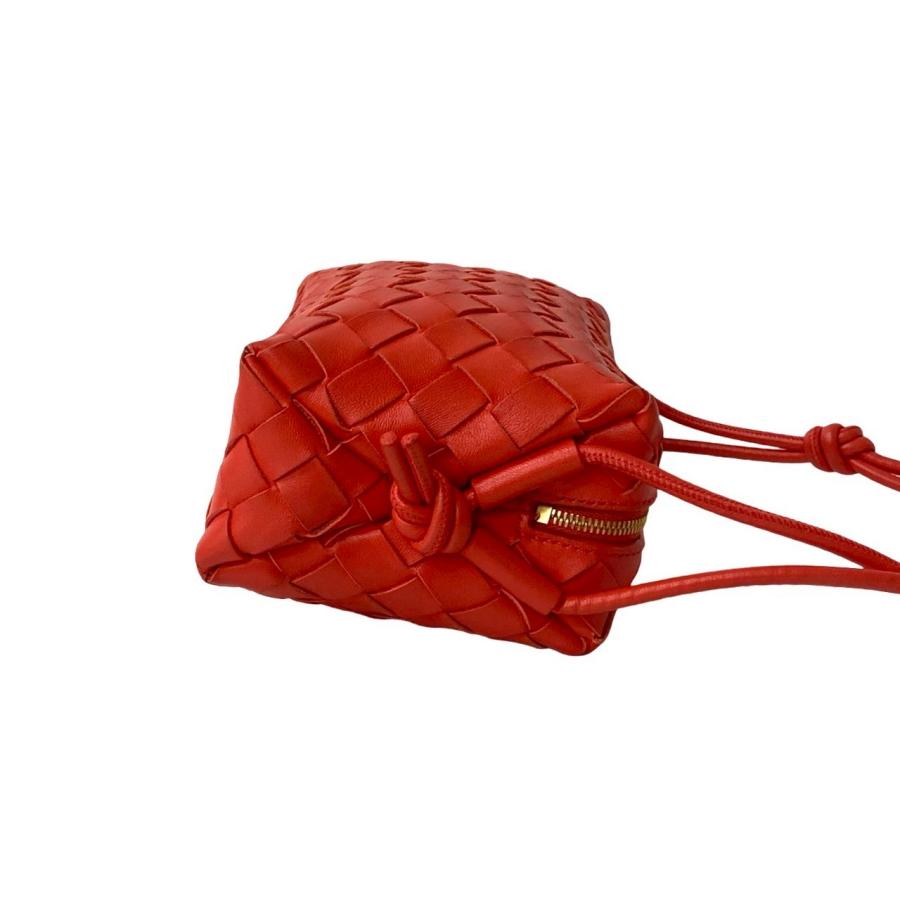 極 美品 袋付き BOTTEGA VENETA ボッテガヴェネタ ミニループ イントレ