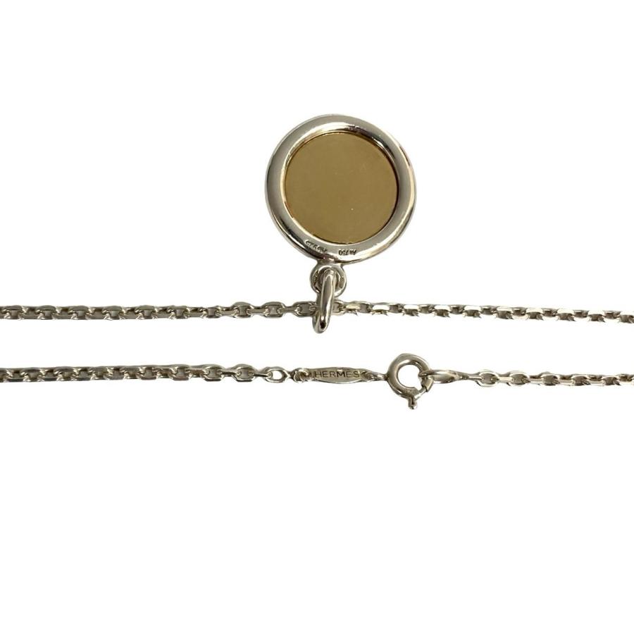 HERMES（エルメス） 極 美品 セリエ ロゴ モチーフ シルバー925 K18