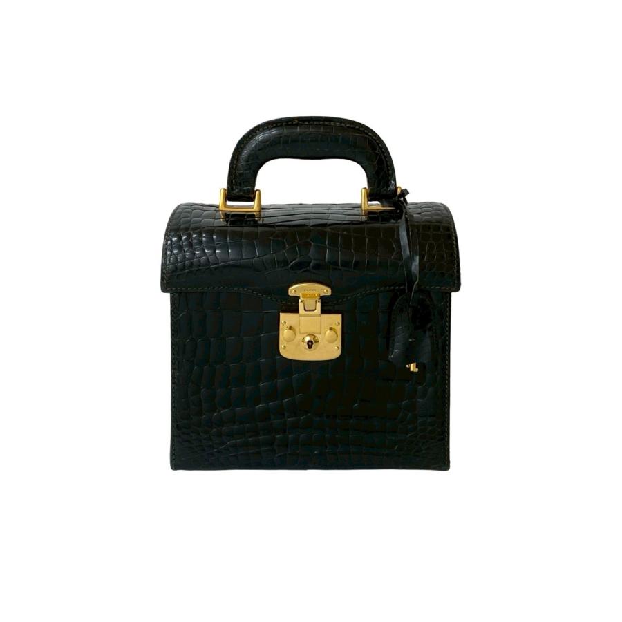 超希少！グッチ　ヴィンテージ　オールレザー　ハンドバッグ　ビジネスバッグ GUCCI（グッチ） ほぼ未使用 オールドグッチ ヴィンテージ バンブー