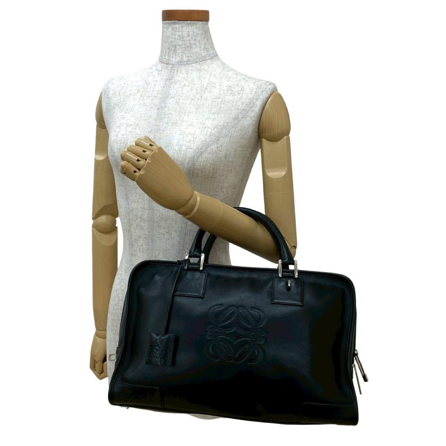 LOEWE（ロエベ） 極 美品 袋付 アマソナ 36 アナグラム ロゴ レザー 本