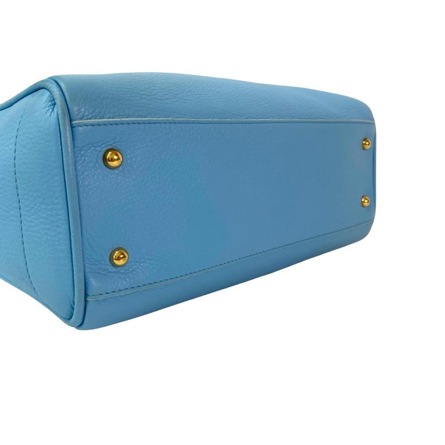 LOEWE（ロエベ） 極 美品 袋付き ヘリテージ ロゴ 型押し レザー 本革