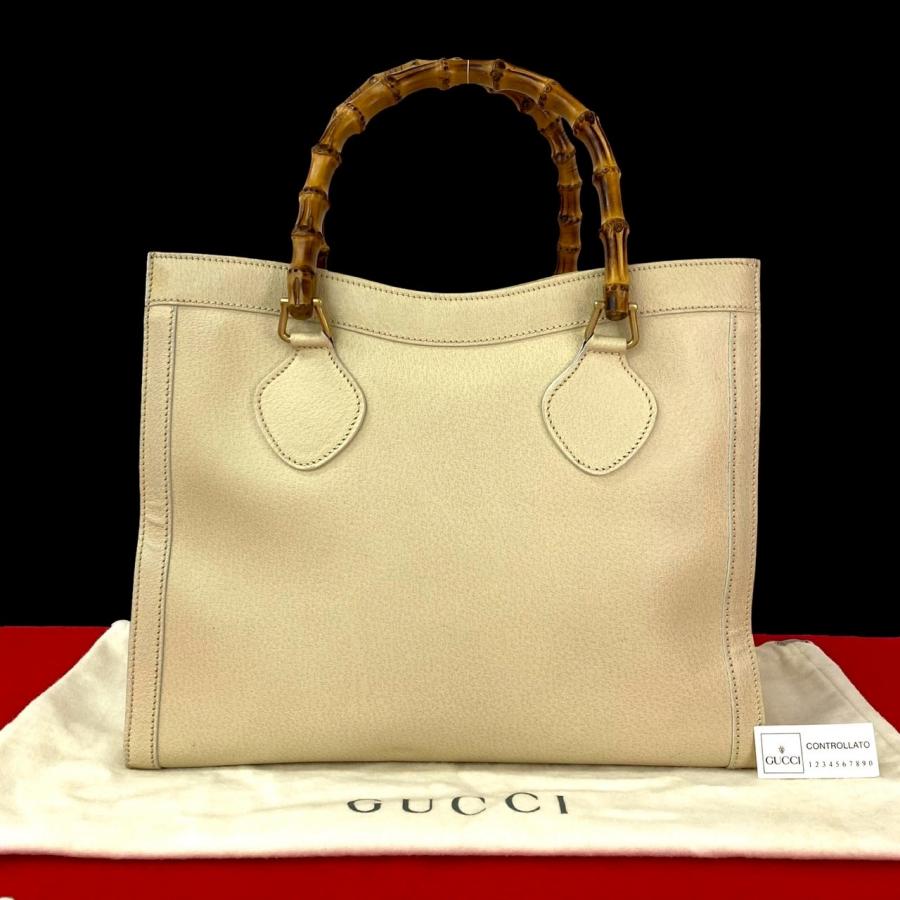 GUCCI 極 美品 袋付き グッチ オールドグッチ ヴィンテージ バンブー 