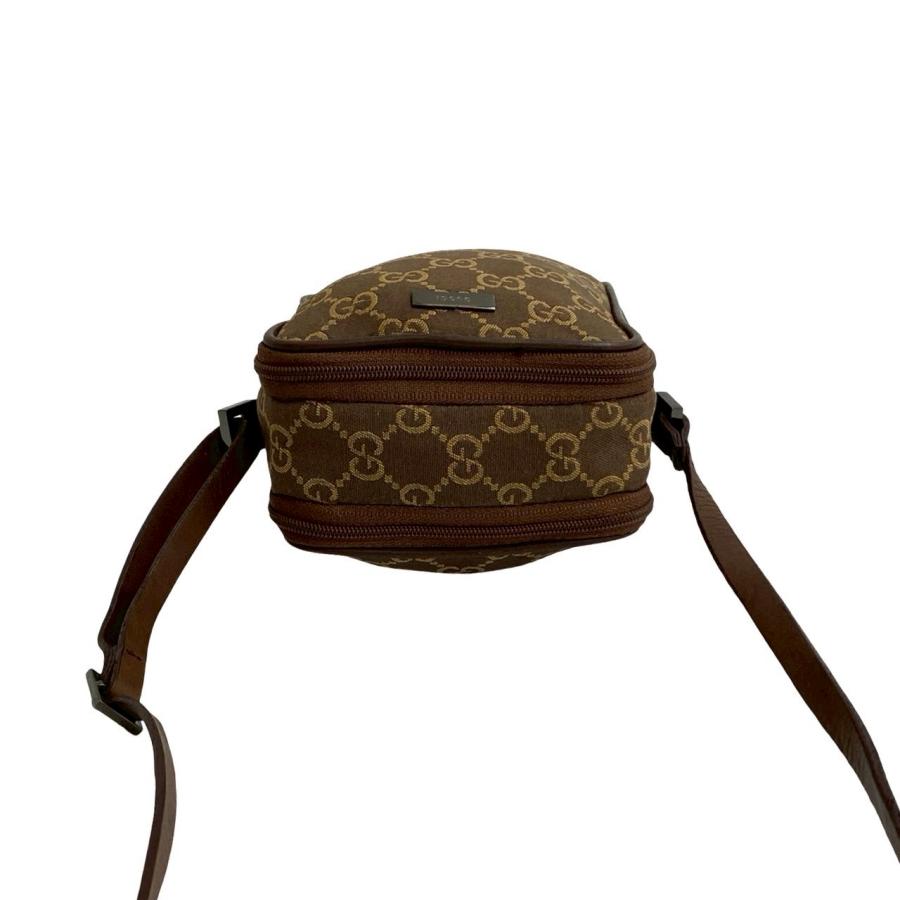 GUCCI（グッチ） 極 美品 GG ロゴ 総柄 キャンバス レザー 本革 ミニ